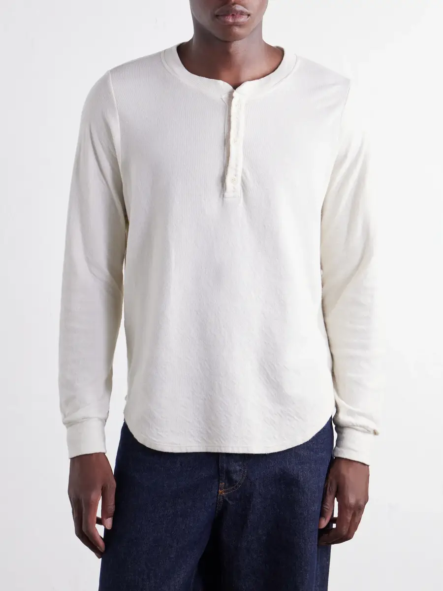 Les Tien Garment-Dyed Ribbed Cotton-Jersey T-Shirt - Men | Thumbnail 3 Les Tien Garment-Dyed Ribbed Cotton-Jersey T-Shirt - Men | Thumbnail 3
