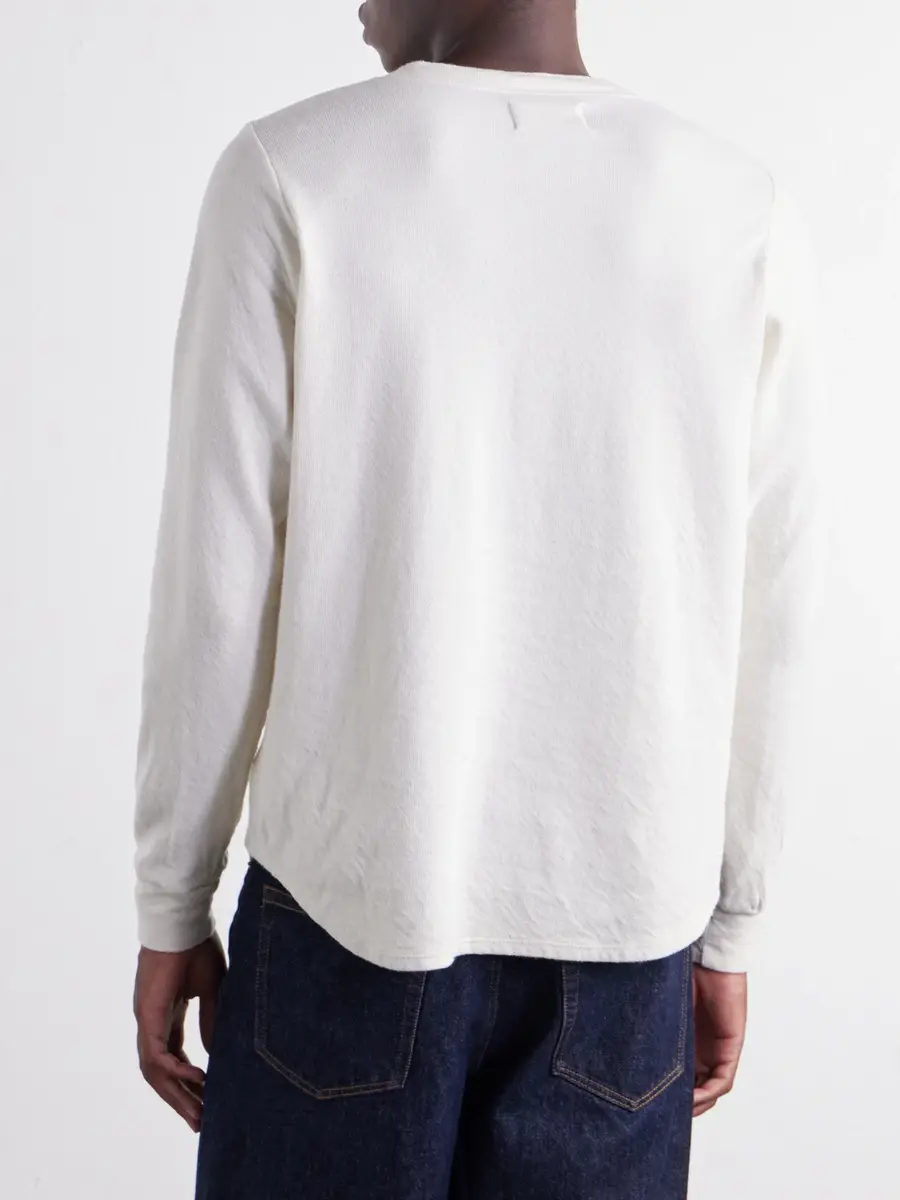 Les Tien Garment-Dyed Ribbed Cotton-Jersey T-Shirt - Men | Thumbnail 4 Les Tien Garment-Dyed Ribbed Cotton-Jersey T-Shirt - Men | Thumbnail 4