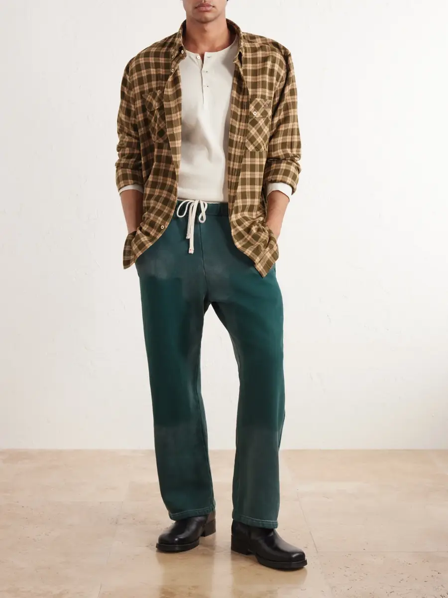 Les Tien Straight-Leg Cotton-Jersey Sweatpants - Men | Thumbnail 2 Les Tien Straight-Leg Cotton-Jersey Sweatpants - Men | Thumbnail 2