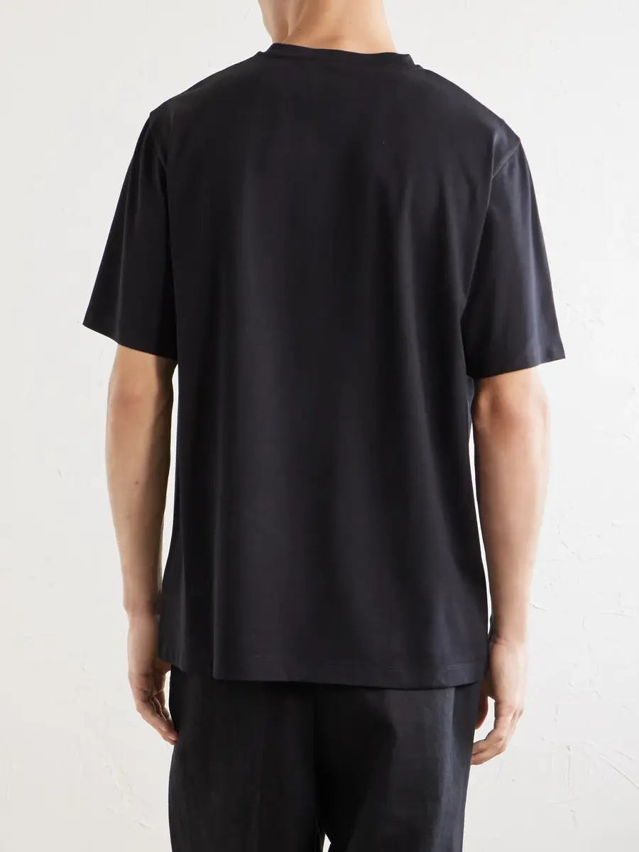 MR P. Silk and Cotton-Blend T-Shirt - Men | Thumbnail 4 MR P. Silk and Cotton-Blend T-Shirt - Men | Thumbnail 4