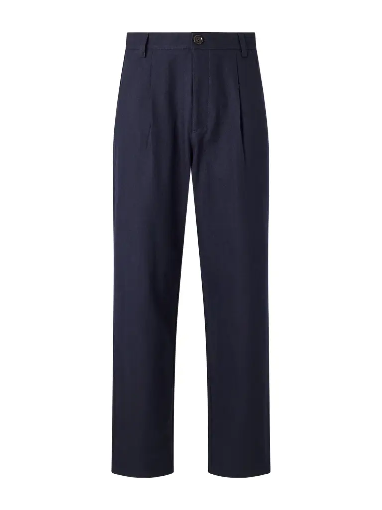 Oliver Spencer Morton Straight-Leg Pleated Cotton and Wool-Blend Suit Trousers - Men | Image 1 Oliver Spencer Morton Straight-Leg Pleated Cotton and Wool-Blend Suit Trousers - Men | Image 1