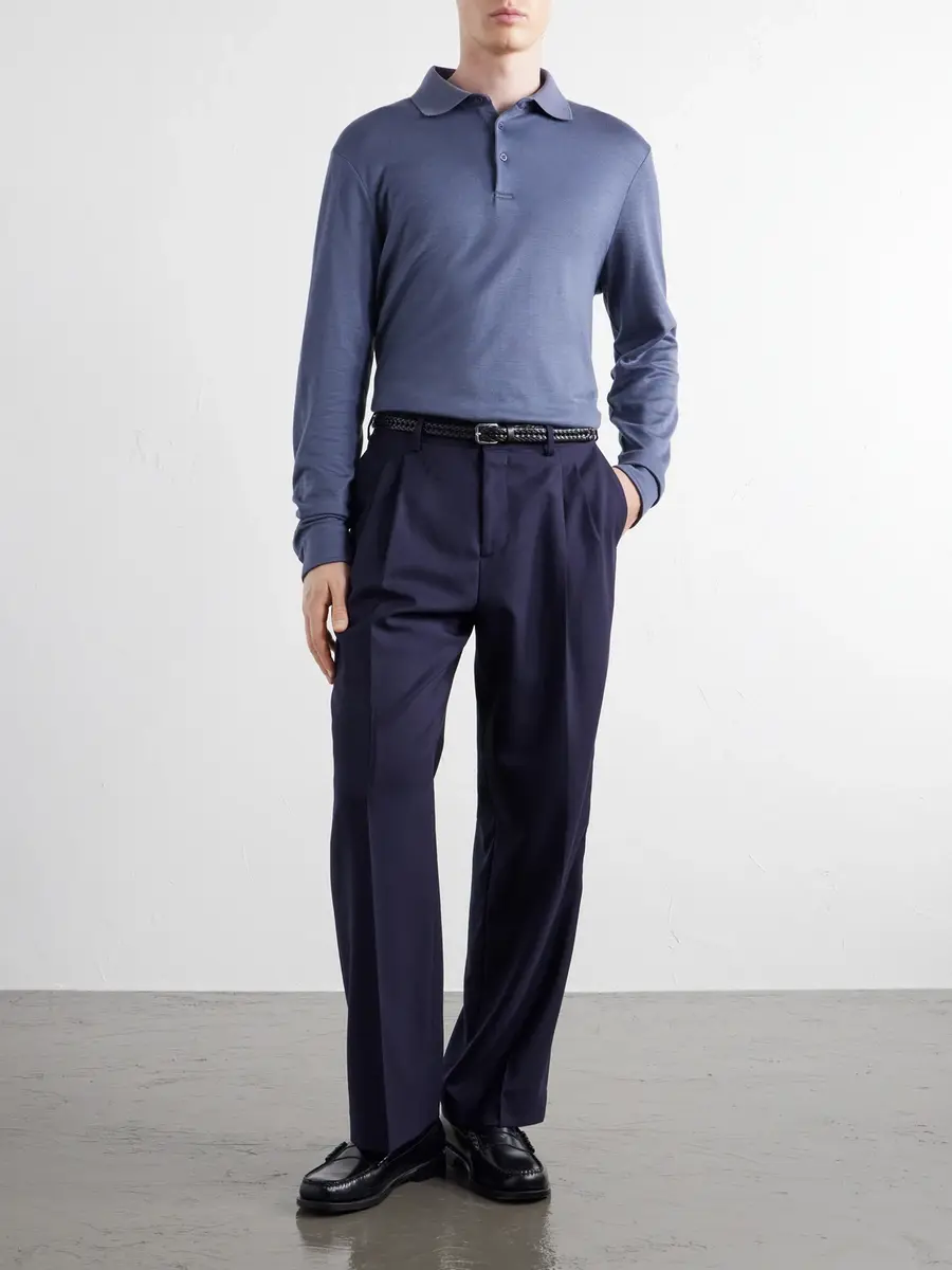 MR P. Wide-Leg Pleated Wool Suit Trousers - Men | Thumbnail 2 MR P. Wide-Leg Pleated Wool Suit Trousers - Men | Thumbnail 2