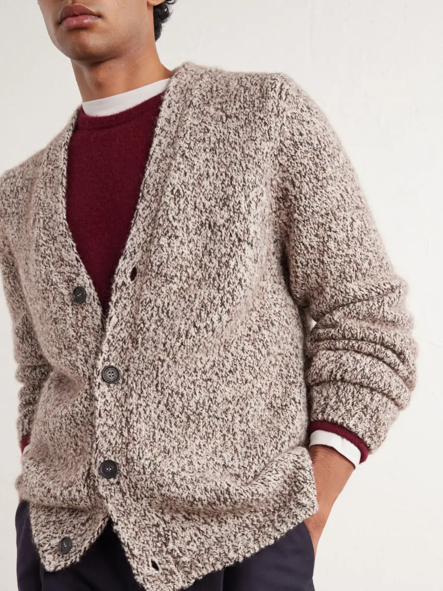 Massimo Alba Linus Wool-Blend Cardigan - Men | Thumbnail 5 Massimo Alba Linus Wool-Blend Cardigan - Men | Thumbnail 5