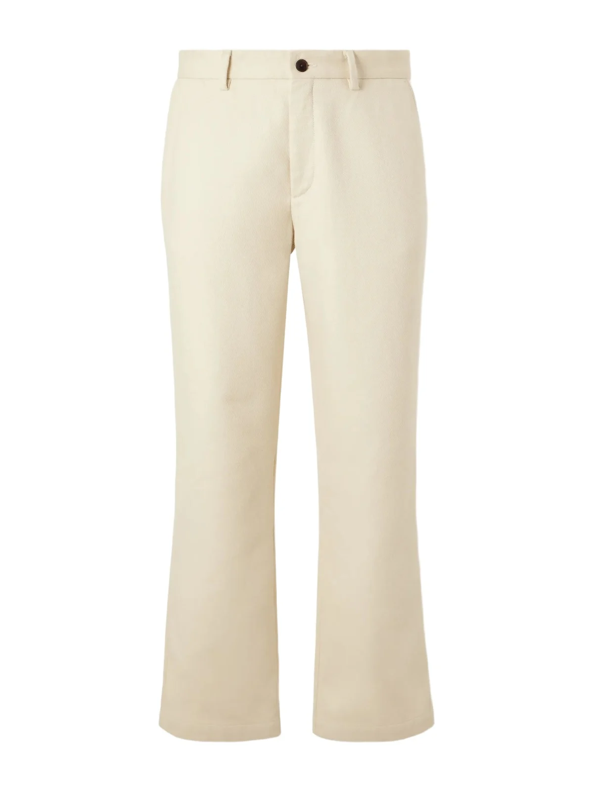 Straight-Leg Cotton and Cashmere-Blend Twill Trouser - Men