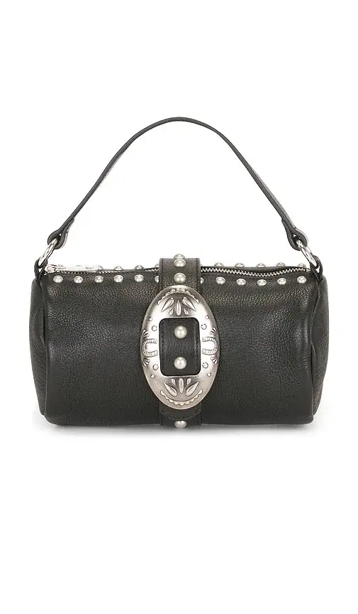 Understated Leather Mini Buckle Handbag | Image 1 Understated Leather Mini Buckle Handbag | Image 1