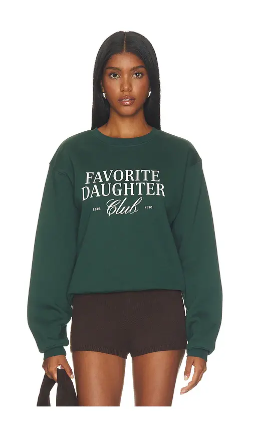 Favorite Daughter The Favorite Daughter Club Sweatshirt | Image 1 Favorite Daughter The Favorite Daughter Club Sweatshirt | Image 1