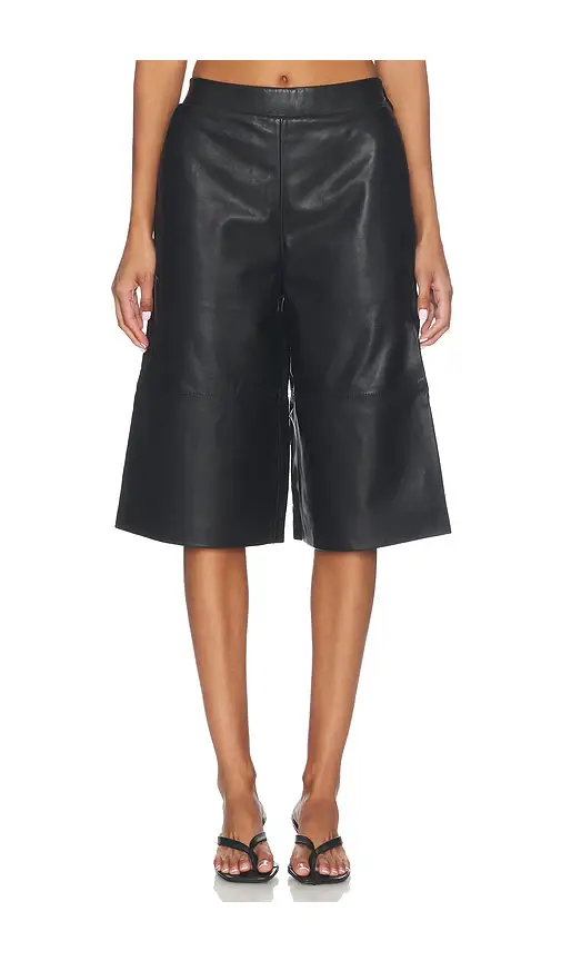 Aligne Kayleigh Leather Culotte | Image 1 Aligne Kayleigh Leather Culotte | Image 1
