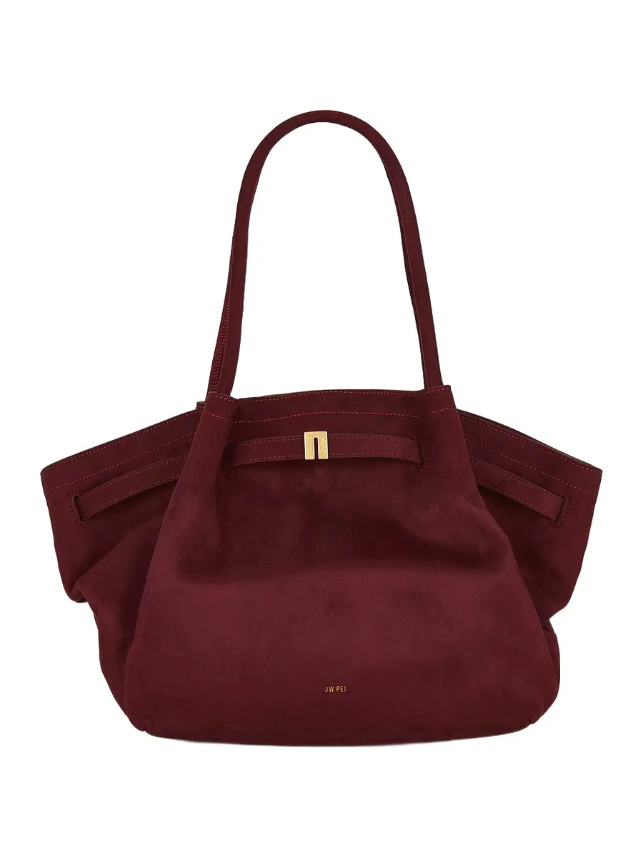 JW PEI Hana Faux Suede Medium Tote Bag