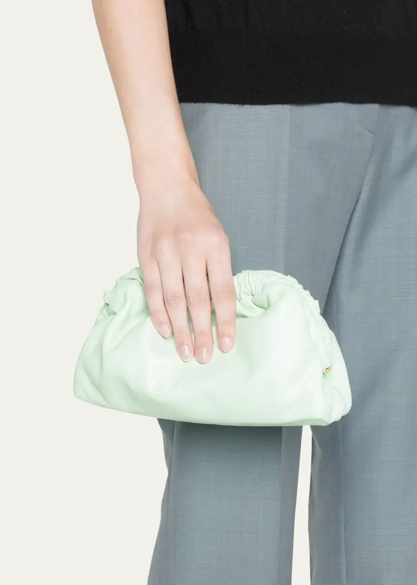 MANSUR GAVRIEL Mini Lambskin Cloud Clutch Bag | Thumbnail 12 MANSUR GAVRIEL Mini Lambskin Cloud Clutch Bag | Thumbnail 12