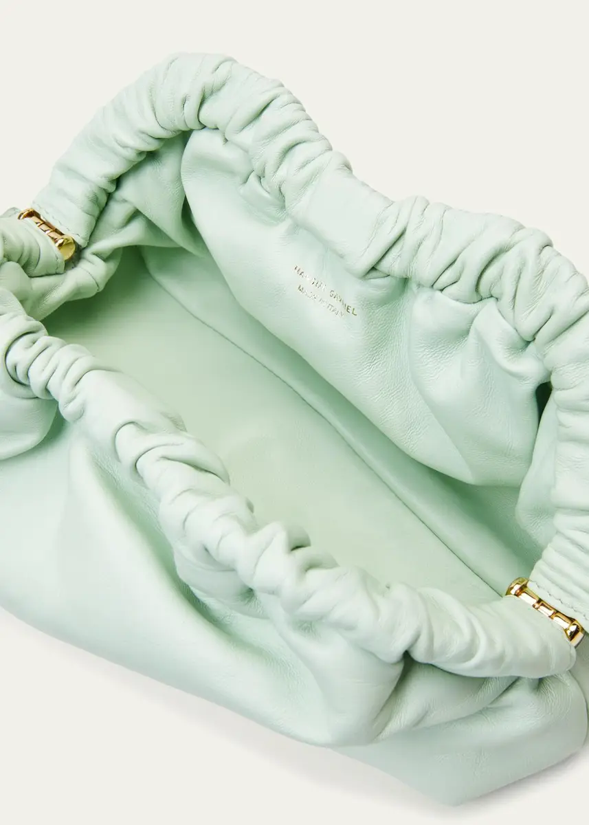 MANSUR GAVRIEL Mini Lambskin Cloud Clutch Bag | Thumbnail 14 MANSUR GAVRIEL Mini Lambskin Cloud Clutch Bag | Thumbnail 14