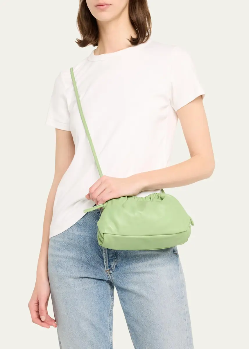 MANSUR GAVRIEL Mini Lambskin Cloud Clutch Bag | Thumbnail 16 MANSUR GAVRIEL Mini Lambskin Cloud Clutch Bag | Thumbnail 16
