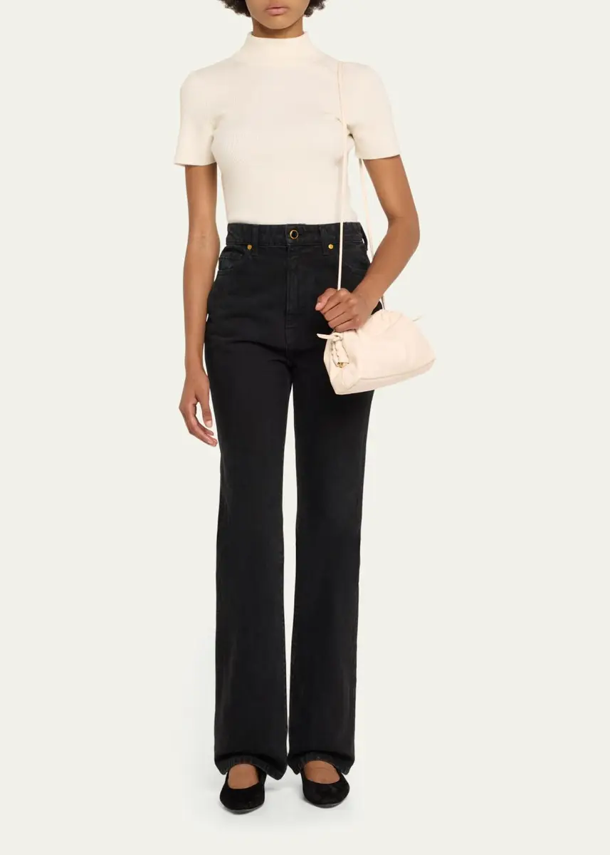 MANSUR GAVRIEL Mini Lambskin Cloud Clutch Bag | Thumbnail 7 MANSUR GAVRIEL Mini Lambskin Cloud Clutch Bag | Thumbnail 7
