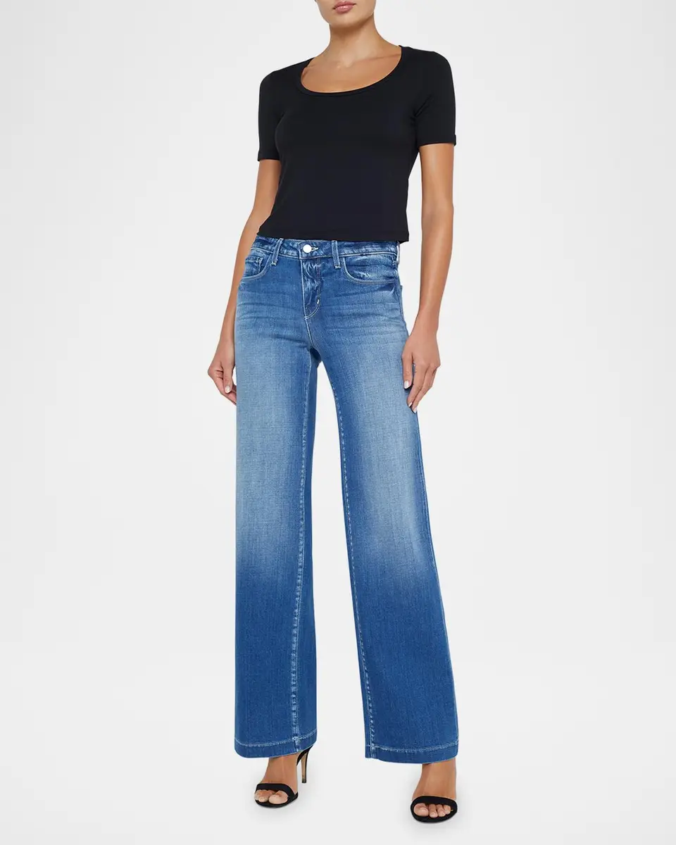 L'Agence Joanne Low-Rise Wide-Leg Jeans | Thumbnail 2 L'Agence Joanne Low-Rise Wide-Leg Jeans | Thumbnail 2