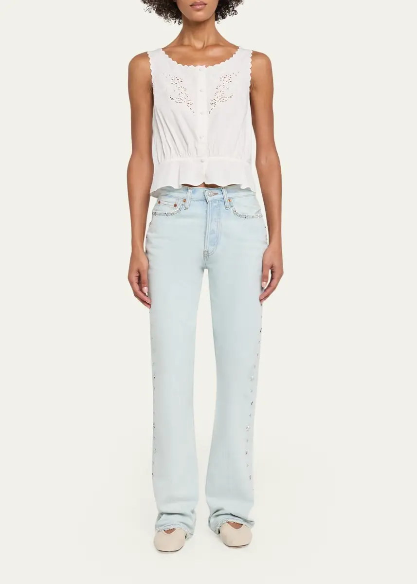 RE/DONE 70s Slim Bootcut Jeans | Thumbnail 2 RE/DONE 70s Slim Bootcut Jeans | Thumbnail 2