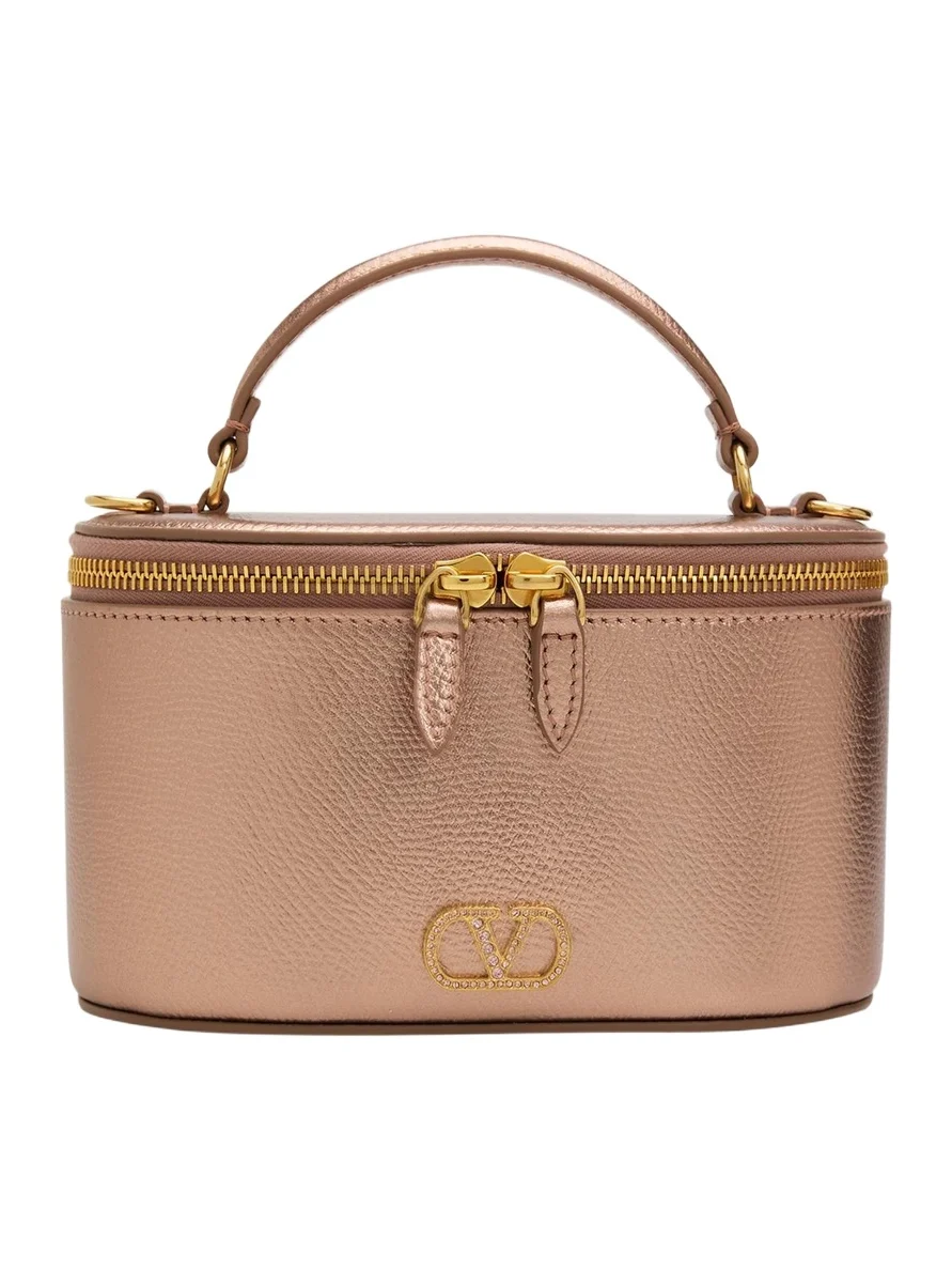 Metallic Leather Vanity Case Metallic Leather Vanity Case