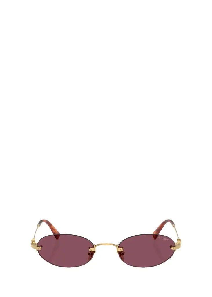 Miu Miu A54S 51MM Oval Sunglasses | Image 1 Miu Miu A54S 51MM Oval Sunglasses | Image 1