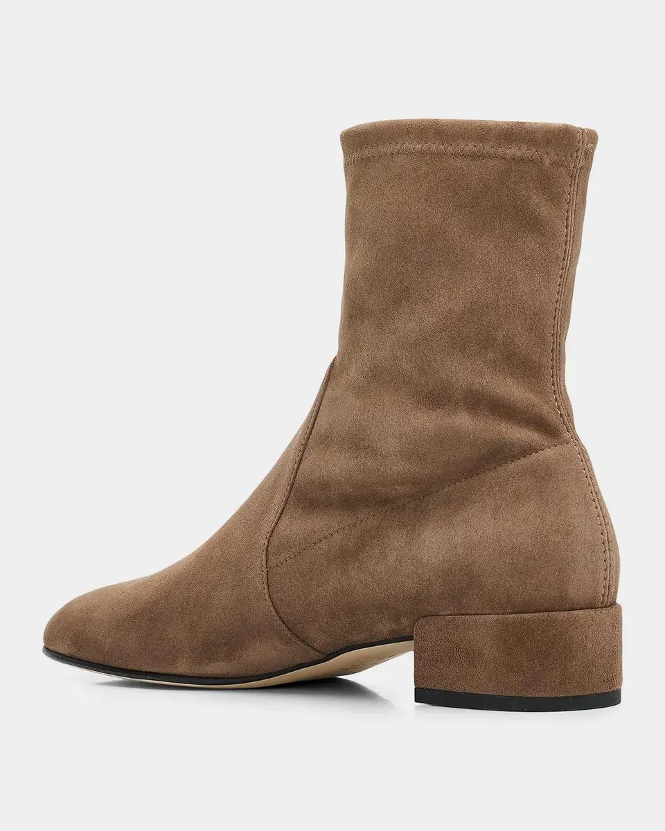 Stuart Weitzman Bacari 25MM Suede Ankle Boots | Thumbnail 4 Stuart Weitzman Bacari 25MM Suede Ankle Boots | Thumbnail 4