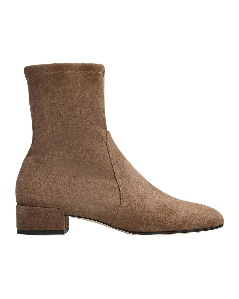 Stuart Weitzman Bacari 25MM Suede Ankle Boots