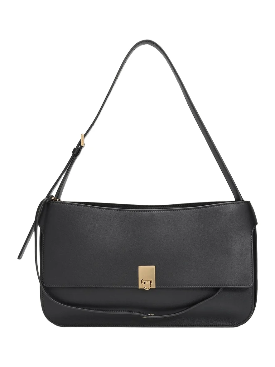 Cara Medium Leather Shoulder Bag Cara Medium Leather Shoulder Bag