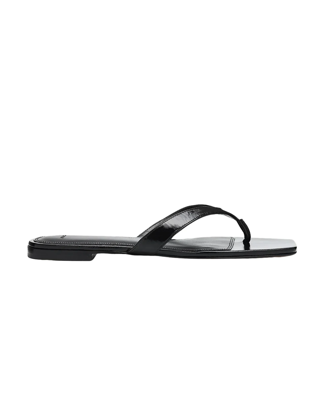 San Juan Patent Leather Flat Thong Sandals San Juan Patent Leather Flat Thong Sandals