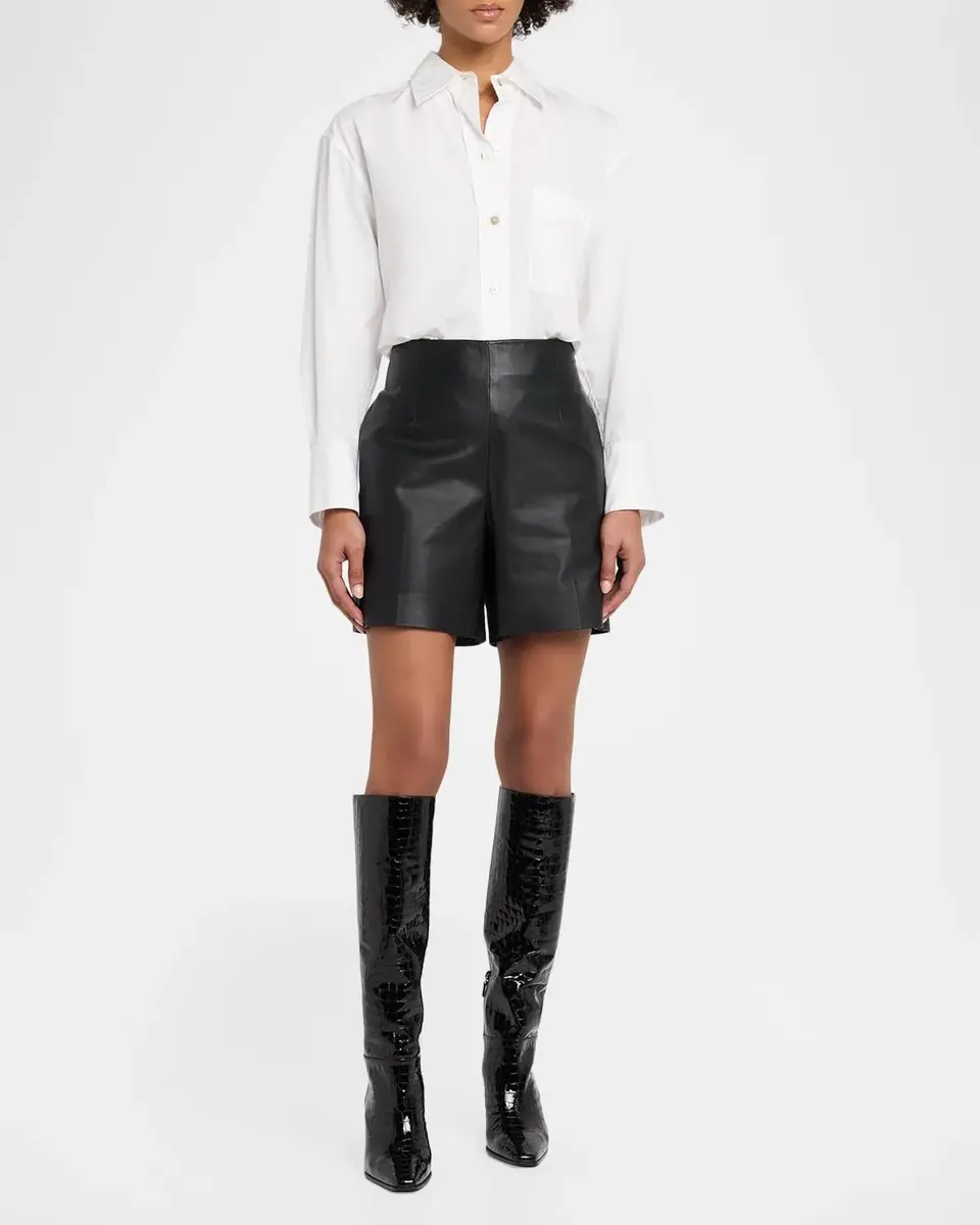 Stuart Weitzman 85mm Stassi Croco-Printed Patent Leather Knee-High Boots | Thumbnail 3 Stuart Weitzman 85mm Stassi Croco-Printed Patent Leather Knee-High Boots | Thumbnail 3