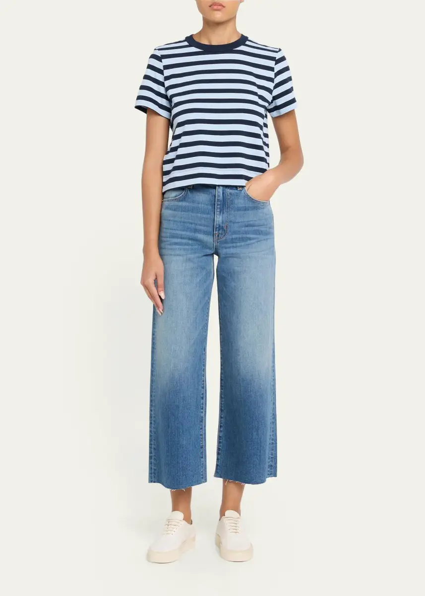 SLVRLAKE Grace High-Rise Wide-Leg Crop Jeans | Thumbnail 2 SLVRLAKE Grace High-Rise Wide-Leg Crop Jeans | Thumbnail 2