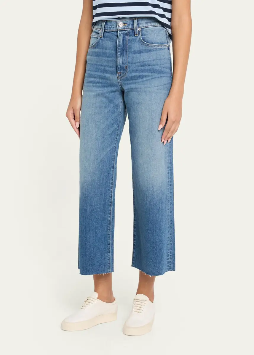 SLVRLAKE Grace High-Rise Wide-Leg Crop Jeans | Thumbnail 4 SLVRLAKE Grace High-Rise Wide-Leg Crop Jeans | Thumbnail 4