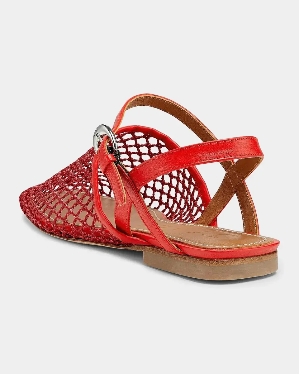 Staud Rete Paper Net Sandals | Thumbnail 2