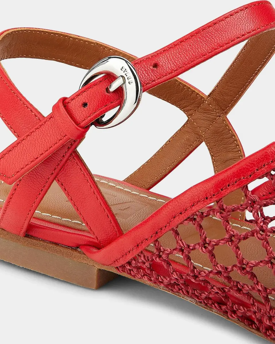 Staud Rete Paper Net Sandals | Thumbnail 3