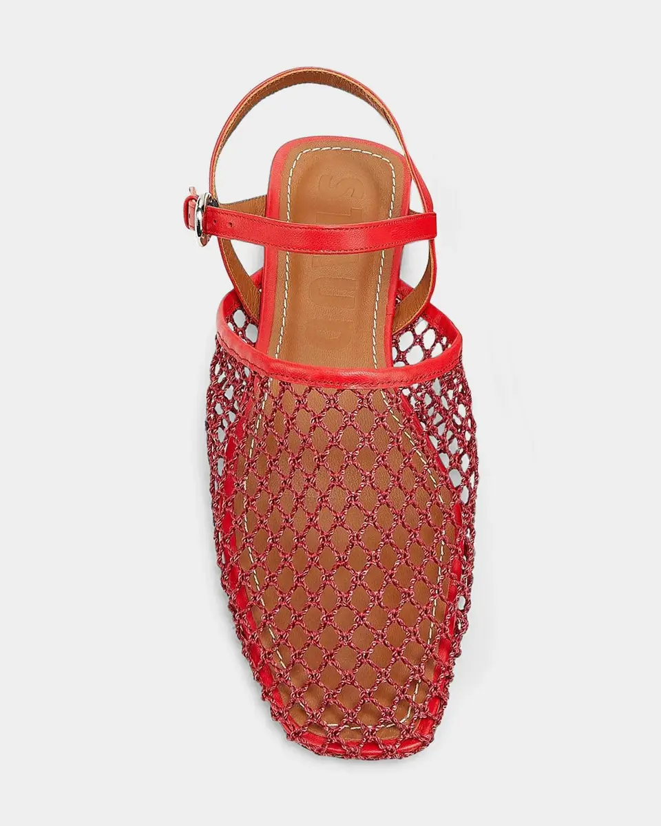 Staud Rete Paper Net Sandals | Thumbnail 4