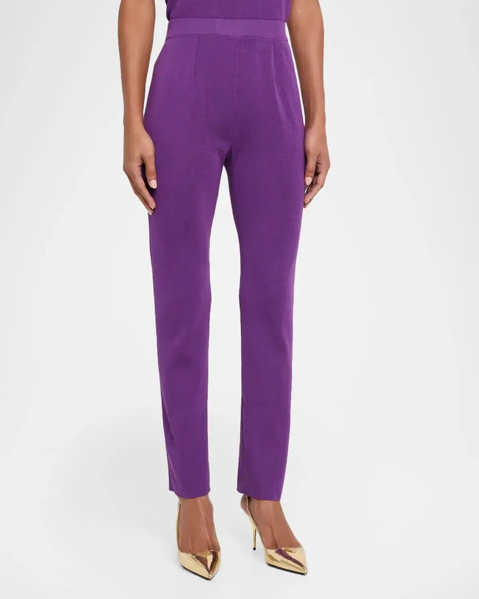 Misook Nancy Mylana Knit Slim-Leg Pants | Thumbnail 4 Misook Nancy Mylana Knit Slim-Leg Pants | Thumbnail 4