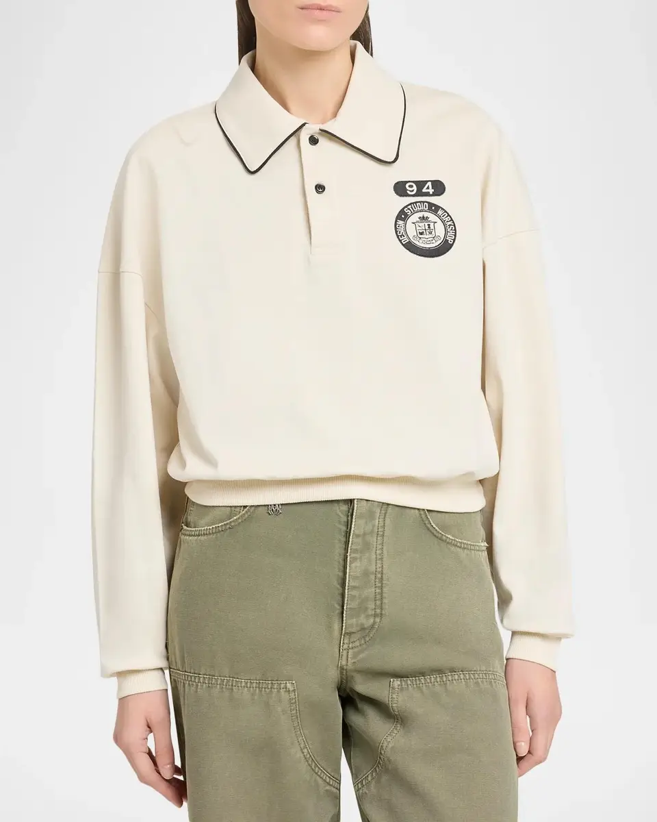 AMIRI Collegiate Cotton Polo Shirt | Thumbnail 4