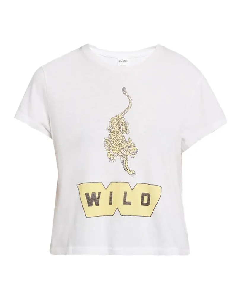 RE/DONE 1950s Boxy Wild Tee | Image 1 RE/DONE 1950s Boxy Wild Tee | Image 1