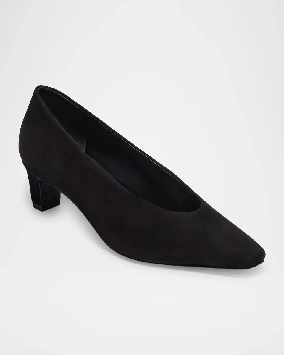 Bernardo 50mm Chiara Suede Pumps | Thumbnail 3