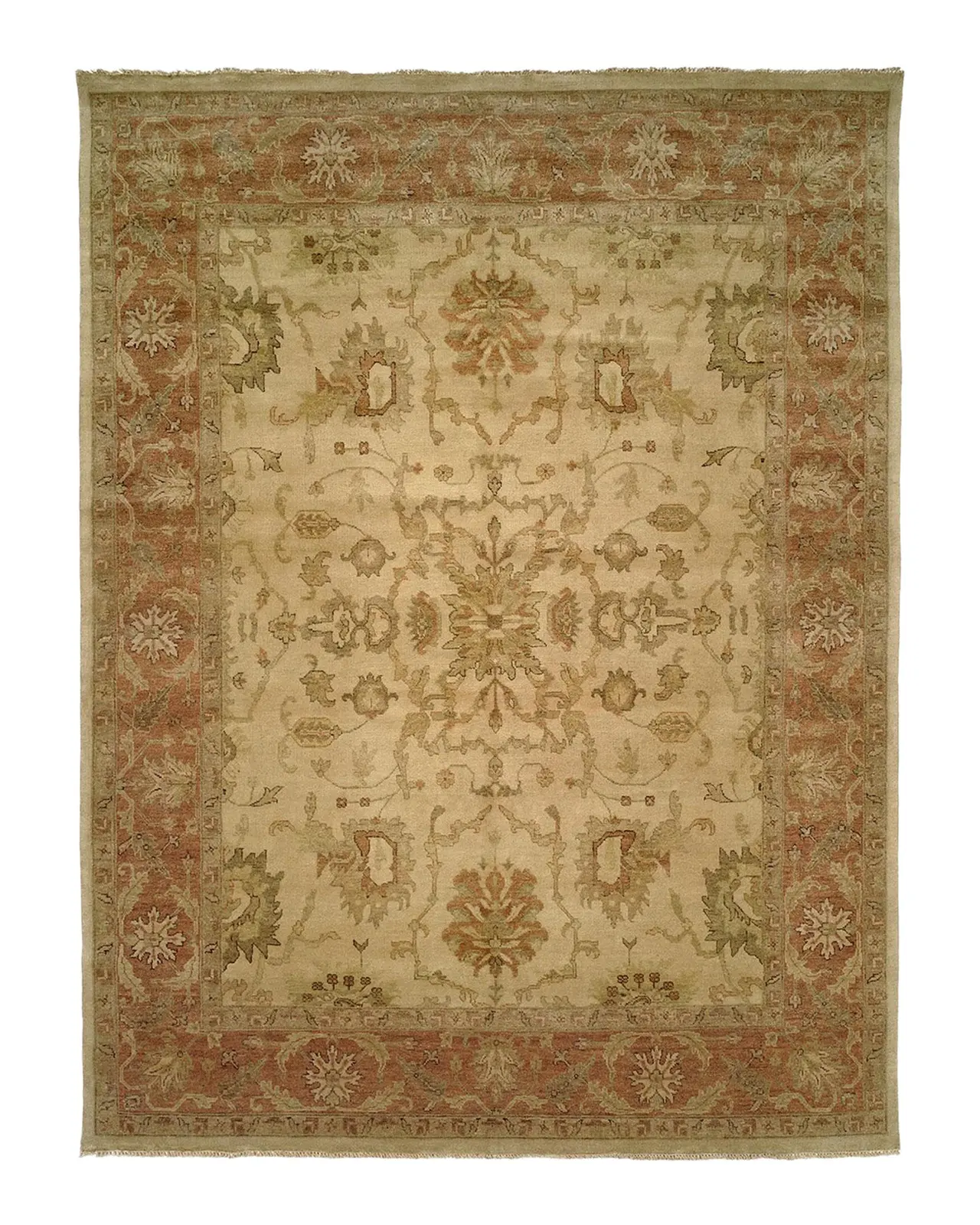 Haven & Loom Latte Rust Oushak Rug | Thumbnail 1 Haven & Loom Latte Rust Oushak Rug | Thumbnail 1
