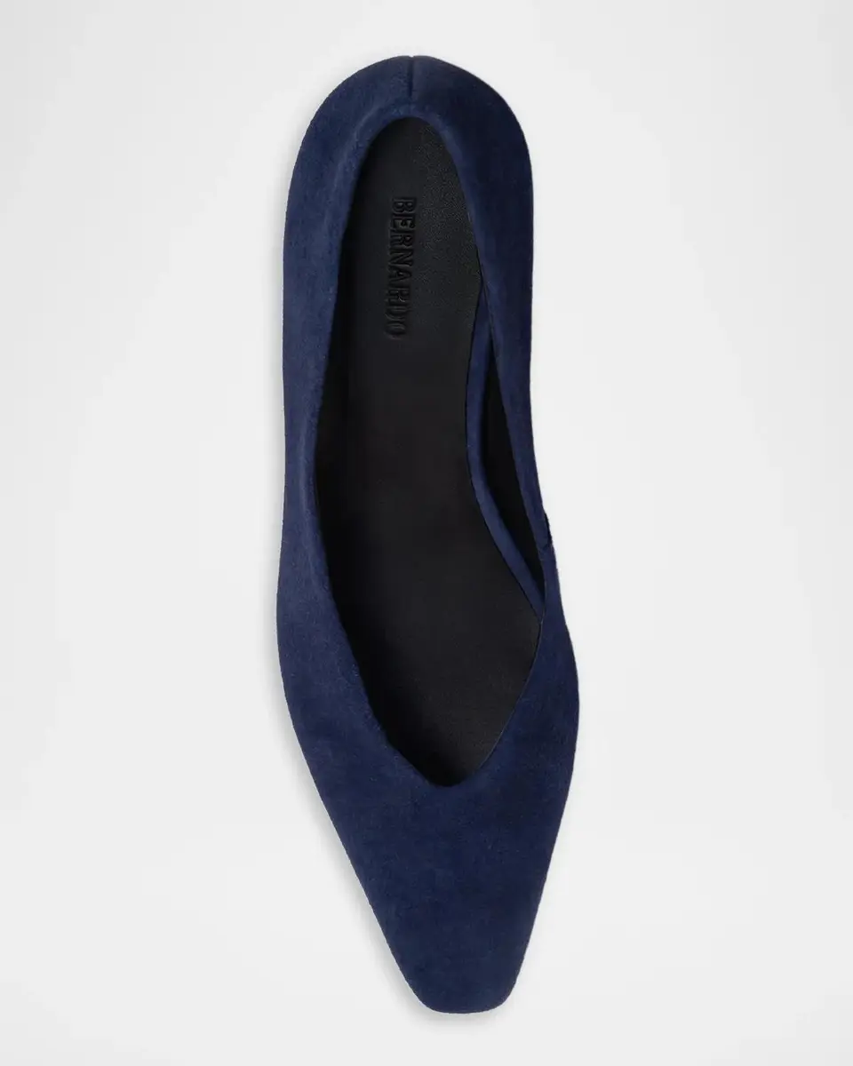 Bernardo 50mm Chiara Suede Pumps | Thumbnail 4
