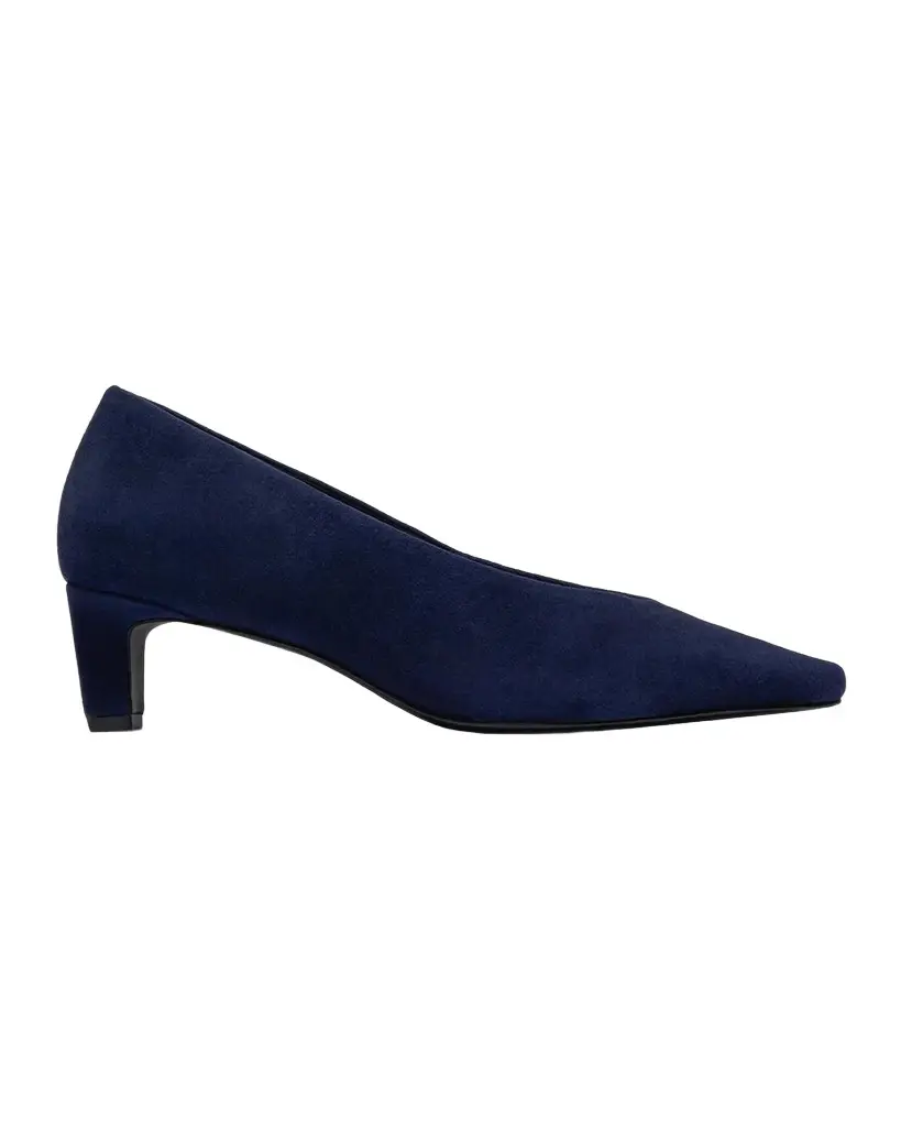 Bernardo 50mm Chiara Suede Pumps | Image 1 Bernardo 50mm Chiara Suede Pumps | Image 1