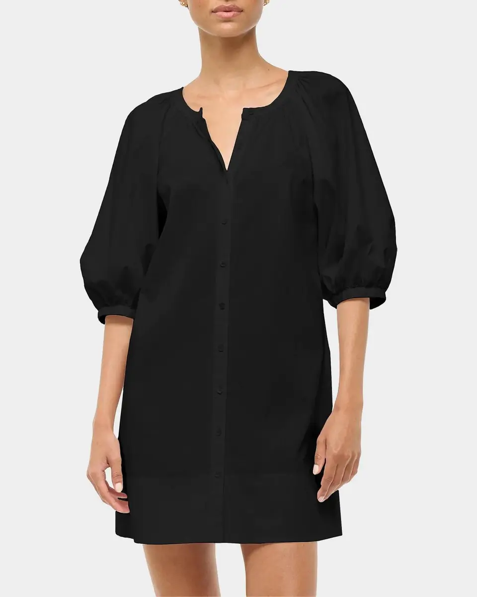Staud Vincent Cotton Poplin Minidress | Thumbnail 3 Staud Vincent Cotton Poplin Minidress | Thumbnail 3
