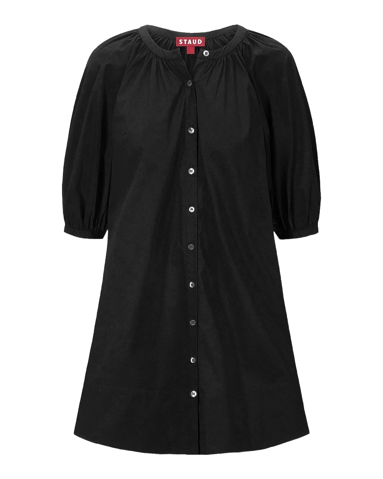 Staud Vincent Cotton Poplin Minidress