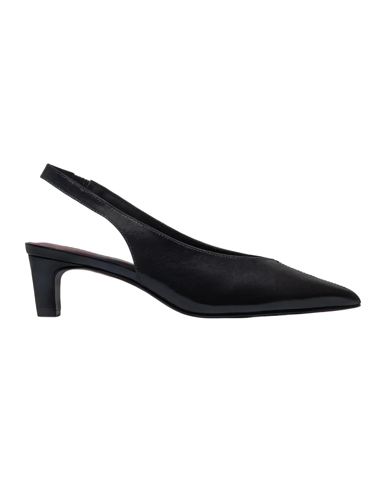 50mm Maude Leather Slingback Pumps