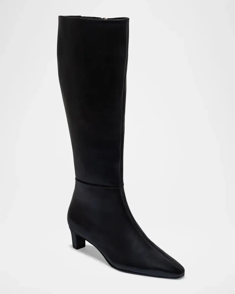 Bernardo 50mm Eliza Leather Knee-High Boots | Thumbnail 3 Bernardo 50mm Eliza Leather Knee-High Boots | Thumbnail 3