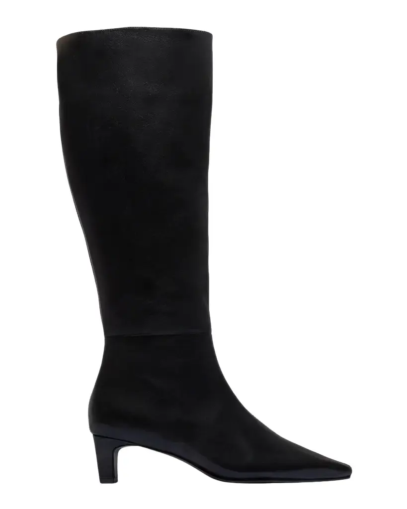 Bernardo 50mm Eliza Leather Knee-High Boots