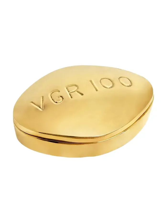 Viagra Brass Pill Box Viagra Brass Pill Box