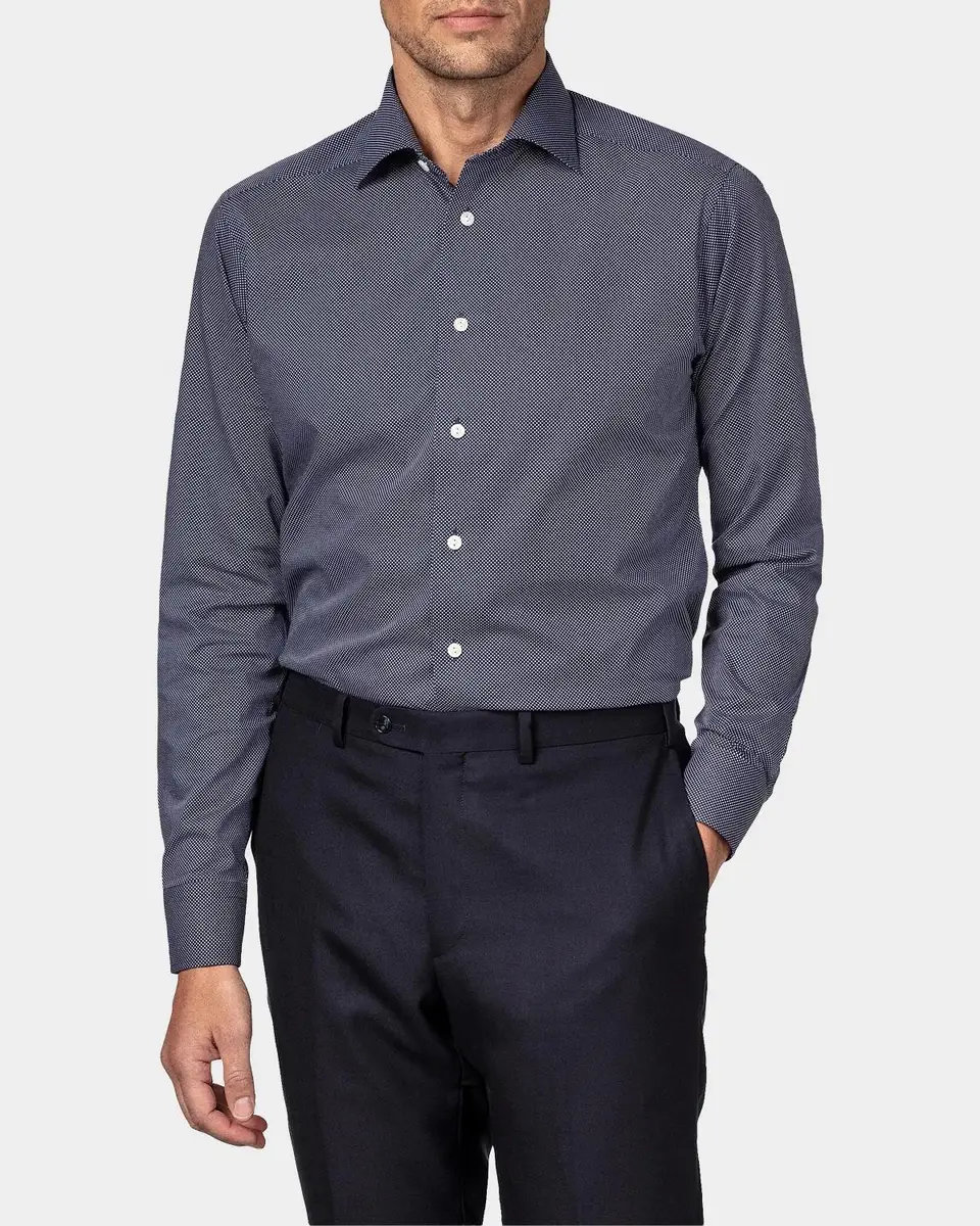 Eton Men's Micro-Dot Sport Shirt | Thumbnail 3 Eton Men's Micro-Dot Sport Shirt | Thumbnail 3