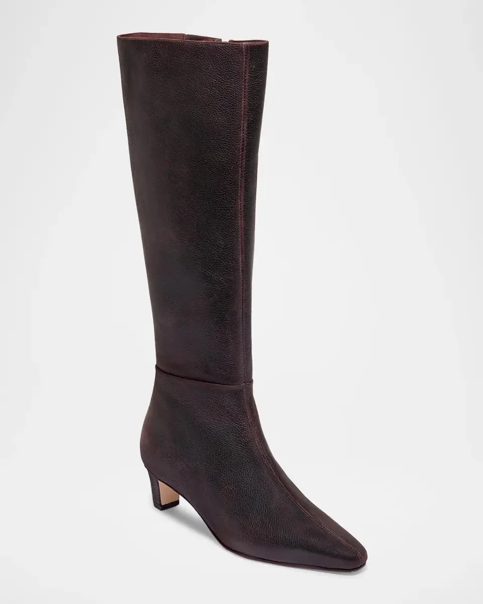 Bernardo 50mm Eliza Leather Knee-High Boots | Thumbnail 2 Bernardo 50mm Eliza Leather Knee-High Boots | Thumbnail 2