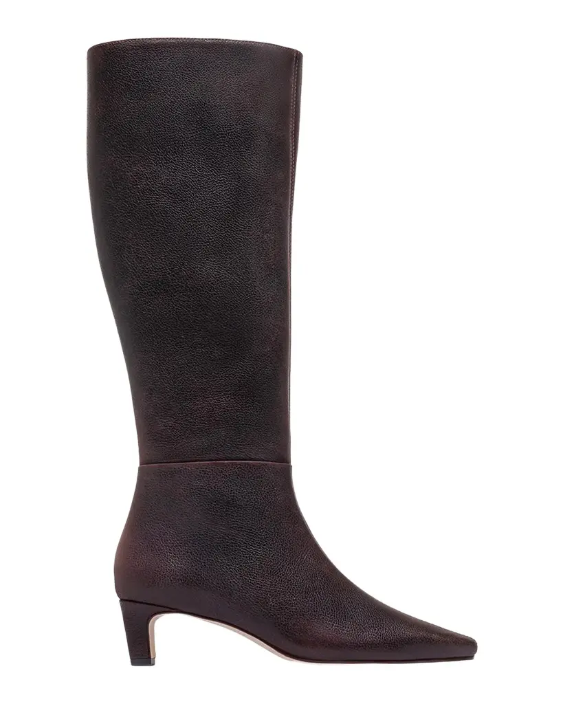 Bernardo 50mm Eliza Leather Knee-High Boots