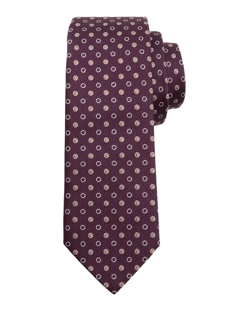 Giorgio Armani Men's Filled Polka Dot Silk Tie | Image 1 Giorgio Armani Men's Filled Polka Dot Silk Tie | Image 1