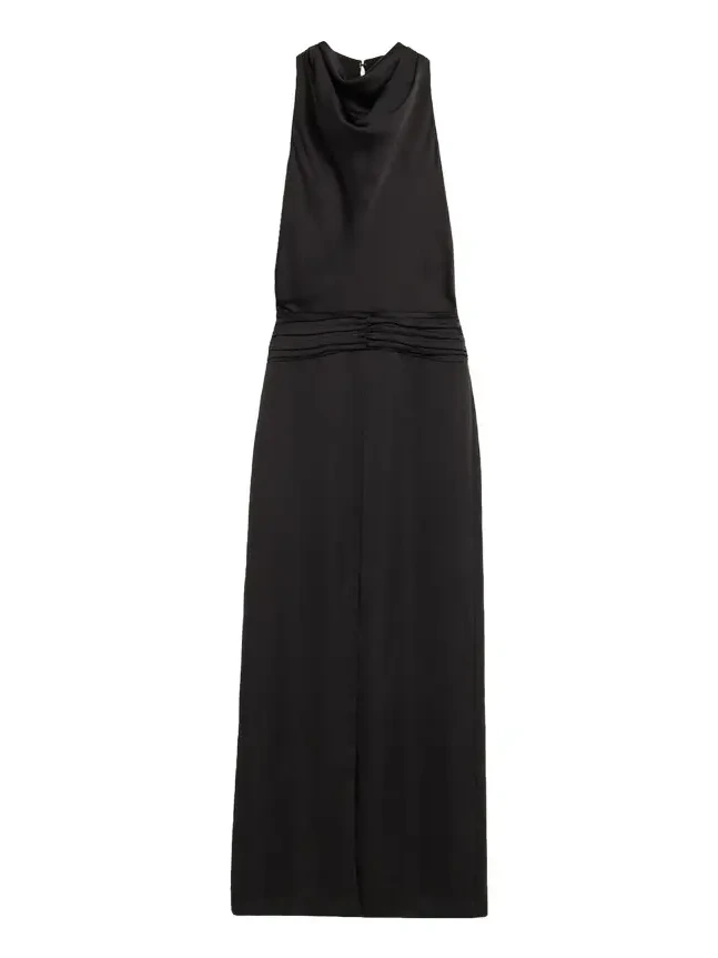 Charmayne Sleeveless Slit Cowl Gown Charmayne Sleeveless Slit Cowl Gown