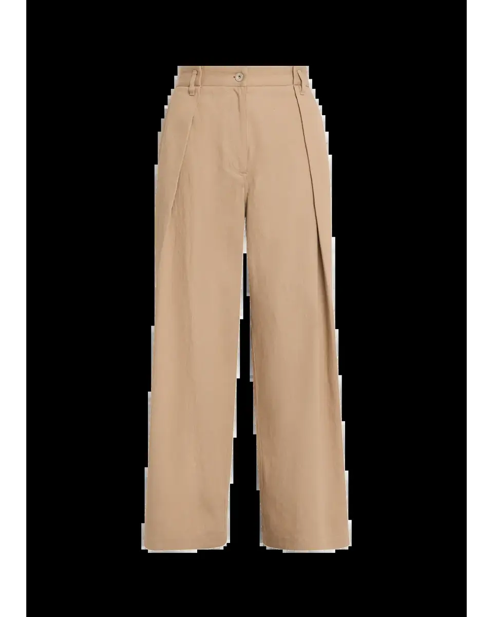 Brunello Cucinelli Sparkle Twill Wide-Leg Pants | Thumbnail 2 Brunello Cucinelli Sparkle Twill Wide-Leg Pants | Thumbnail 2