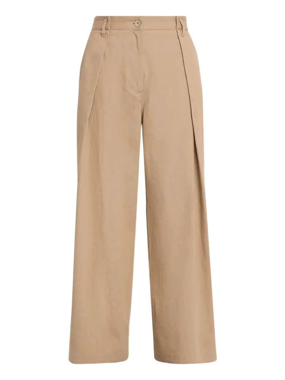 Sparkle Twill Wide-Leg Pants